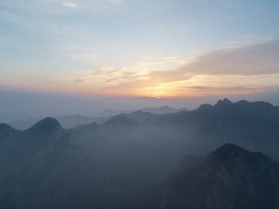 Traveling to as yet unseen vistas.