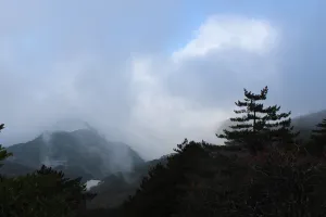 In the flow of virtue beyond the clouds.